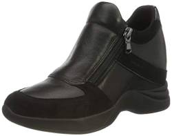 Geox Damen D ARMONICA B Sneaker, Black, 37 EU von Geox