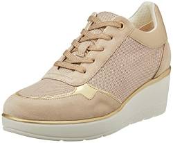 Geox Damen D Ilde A Sneakers,Lt Taupe Beige,40 EU von Geox