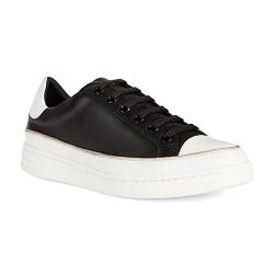 Geox Damen D Jaysen Sneaker, Black/White, 37 EU von Geox