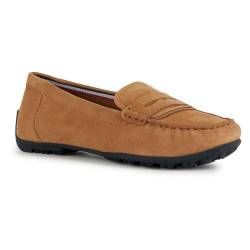 Geox Damen D KOSMOPOLIS + Grip Moccasin, Camel, 37 EU von Geox