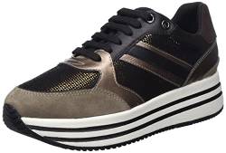 Geox Damen D Kency B Sneakers, Bronze Dk Beige, 37 EU von Geox