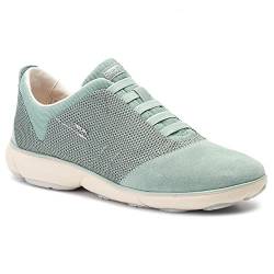 Geox Damen D Nebula C' Sneaker, Grün Lt Green C3001, 40 EU von Geox