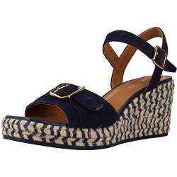 Geox Damen D PANAREA Espadrille Wedge Sandal,Navy,38.5 EU von Geox