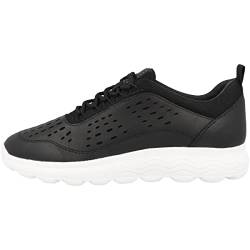 Geox Damen D SPHERICA Sneaker, Black, 37 EU von Geox