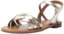 Geox Damen D Sozy S B Flat Sandal, LT Gold, 39.5 EU von Geox