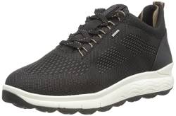 Geox Damen D Spherica 4x4 B Abx Sneakers, Black Dk Beige, 37 EU von Geox