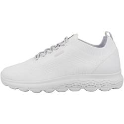 Geox Damen D Spherica Sneakers, Weiß, 40 EU von Geox