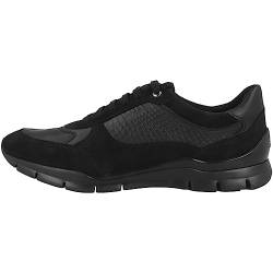 Geox Damen D Sukie A Sneaker, Black, 37 EU von Geox