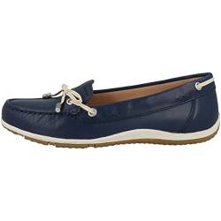 Geox Damen D Vega Moc B Mokassins, Blue Skin, 39.5 EU von Geox