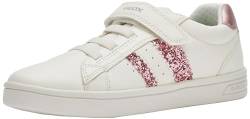 Geox Damen J DJROCK Girl E Sneaker, White/DK PINK, 37 EU von Geox