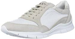 Geox Damen Low-Top Sneaker Sukie, Frauen Halbschuhe,lose Einlage,Ladies,Halbschuhe,straßenschuhe,Strassenschuhe,Beige (LT Taupe/Cream),39 EU von Geox