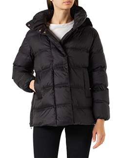 Geox Damen W Tahina Down Coat, Schwarz, D 40, I46 von Geox