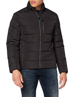 Geox Herren M Hilstone Bomber Quilted Jacket, Schwarz, 50 EU von Geox