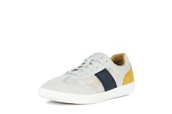 Geox Herren U RIETI Sneaker, Off White/LT Yellow, 42 EU von Geox