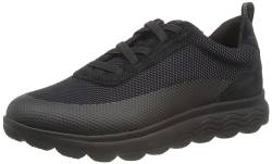 Geox Herren U SPHERICA A Sneaker, Black, 43 EU von Geox