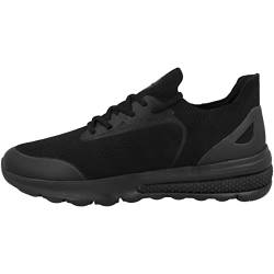 Geox Herren U SPHERICA ACTIF Sneaker, Black, 43 EU von Geox