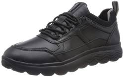 Geox Herren U SPHERICA Sneaker, Black, 44 EU von Geox