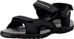 Geox Herren U Sandal Strada D Riemchensandalen, Schwarz Black Stone C9310, 42 EU von Geox