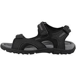 Geox Herren Uomo Sandal Strada D Sandalen, Black stone , 40 EU von Geox