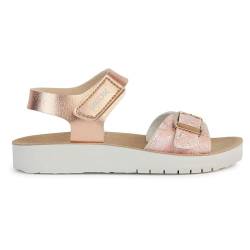 Geox Mädchen J Costarei Gi Sandal, Rose Gold, 27 EU von Geox