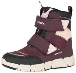 Geox J FLEXYPER Girl B AB Ankle Boot, DK Burgundy, 38 EU von Geox