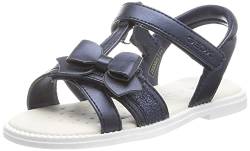 Geox J Karly Girl Sandal, Navy, 28 EU Schmal von Geox