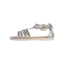 Geox J Karly Girl Sandal, Silver, 28 EU von Geox