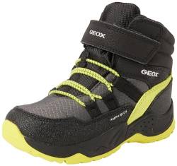 Geox J SENTIERO Boy B ABX Ankle Boot, Black Lime, 30 EU von Geox
