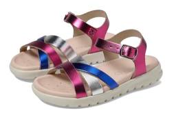 Geox J SOLEIMA Gir Sandal, Fuchsia/ROYAL, 34 EU von Geox