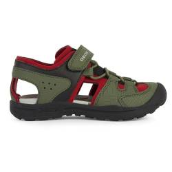 Geox J VANIETT Boy A Sandal, Military/RED, 38 EU von Geox