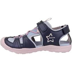 Geox J VANIETT Girl Sandal, Navy/PINK, 29 EU von Geox