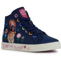 Geox JR CIAK GIRL Sneaker mit buntem Motiv, Freizeitschuh, Halbschuh, Schnürschuh von Geox