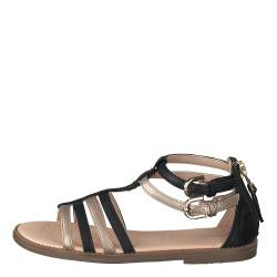 Geox Mädchen J Sandal Karly Girl Sandalen,Black Platinum,28 EU von Geox