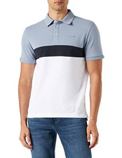 Geox Men's M Polo Shirt, Optical White/Faded, XXXL von Geox