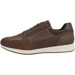 Geox U Avery A Sneaker, Cognac von Geox