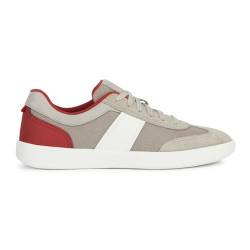 Geox U RIETI A Sneaker, Rock/White von Geox