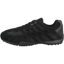 Geox Uomo Snake K Sneaker, Black/Anthracite, 40 EU von Geox