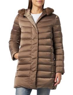 Geox Woman W CHLOO DOWNJACKETS WALNUT 42_IT von Geox