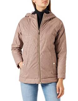 Geox Women's W DORALEA Jacket, Portabella/Mahogany, 50 von Geox