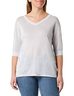 Geox Women's W T-Shirt, BRILLIANTWHITE Lurex, M von Geox