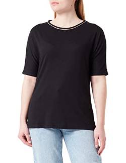 Geox Women's W T-Shirt, Black, XL von Geox