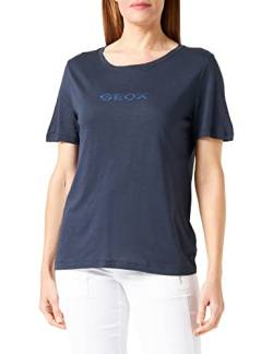 Geox Women's W T-Shirt, Blue Nights, M von Geox