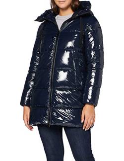 Geox Womens W EMALISE Parka, Blue Nights, DE 36/ I 42 von Geox