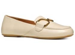 Loafer GEOX "D PALMARIA J" Gr. 38, beige (sandfarben) Damen Schuhe Slip ons von Geox