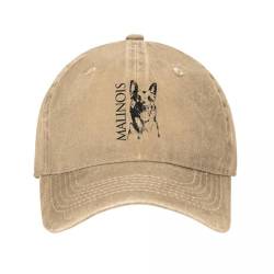 Baseballkappe Hip Hop Sonnenhut Malinois Hund Belgischer Schäferhund Mechelaar Männer Frauen Baseballkappe Distressed Washed Caps Mode Outdoor Sommer Verstellbare Sonnenkappe Geburtstagsgeschenk von GerRit