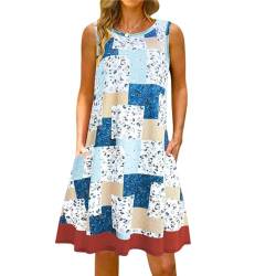 GerRit Kleider Trägerlos Kurzes Kleid Strand Urlaub Damenbekleidung Casual Einfache Rustikale Kleid 5XL-Farbe 9-5xl von GerRit