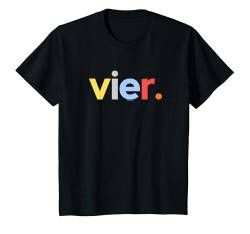 Kinder 4th Geburtstag Shirt Junge 4 Vier Jahre| Deutsche Geschenk T-Shirt von German Birthday Shirts by alphabet lab