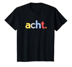 Kinder 8th Geburtstag T-Shirt Junge 8 Acht Jahre | Deutsche Eight T-Shirt von German Birthday Shirts by alphabet lab