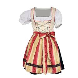 3-teilig Mini Dirndl Set Dirndel Dirndlbluse & dirndlschürze, Größe:52 von German Wear