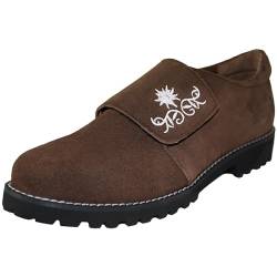 German Wear Haferlschuhe Damen Trachtenschuhe leicht Lederschuhe Schuhe Bestickt Edelweiss in braun 38 EU von German Wear